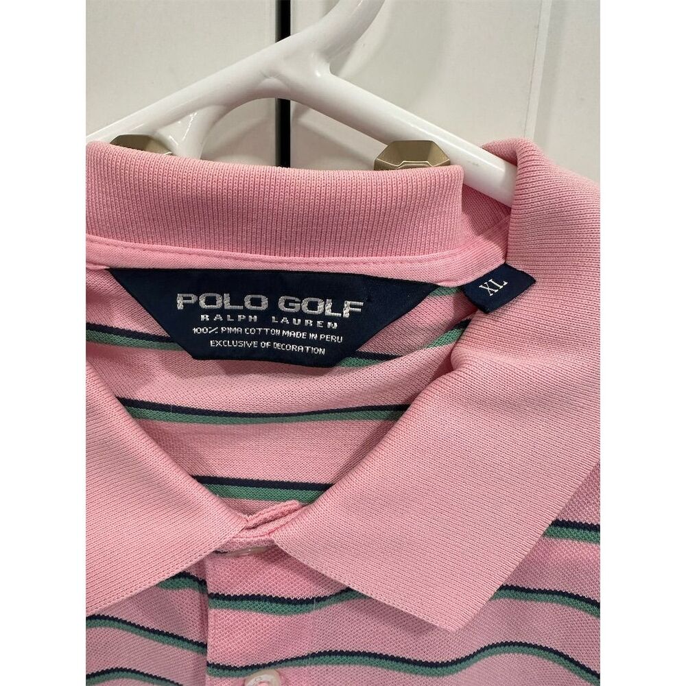 Polo Ralph Lauren Men's XL Striped Polo Shirt Multicolor Short Sleeve.‎ - Picture 3 of 6
